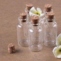 Glass Food Storage Containers 1pcs Mini Bottle Small Mason Jar With Clear Cork Stopper Jars Glass Wedding Jewelry Glass Jar frascos de vidrio
