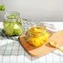 MFWFR Sealed cans, Glass Bottles with lid Food Grade, Household Portable Honey Passion Fruit Storage jar, Glass Sugar jar,M1