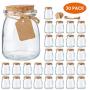 Bocal Mini Yaourt 30 Pcs, 7 oz Bocal Cadeau avec Bouchon en Liège, Bocal à Pudding en Verre, Bocal en Verre avec Bouchons, Bocal Mason pour Cadeaux Mariage avec Étiquettes et Fil Bocal Mini Yaourt 30 Pcs, 7 oz Bocal Cadeau avec Bouchon en Liège, Bocal à Pudding en Verre, Bocal en Verre avec Bouchons, Bocal Mason pour Cadeaux Mariage avec Étiquettes et Fil