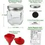 26 Pots Mini Jars Hexagon en Verre avec 2 Types d'Étiquettes : Étiquettes Rondes à la Craie & 113 Étiquettes Spécifiques Imprimées par Talented Kitchen. Pots Mini en Verre de 1,5 oz, Petit Embout Filet pour Bouteilles ou Petits Pots de Miel en Gros. 26 Pots Mini Jars Hexagon en Verre avec 2 Types d'Étiquettes : Étiquettes Rondes à la Craie & 113 Étiquettes Spécifiques Imprimées par Talented Kitchen. Pots Mini en Verre de 1,5 oz, Petit Embout Filet pour Bouteilles ou Petits Pots de Miel en Gros.
