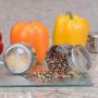 Stainless Steel Magnetic Spice Jars - Bonus Measuring Spoon Set - Airtight Kitchen Storage Containers - Stack on Fridge to Save Counter & Cupboard Space (Set of 12 PCS - Silver)