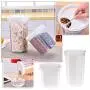 Kitchen Food Storage Jar Airtight Food Storage Kitchen Food Cereal Grain Bean Rice Plastic Storage Tanks Container Box (Size : S) Kitchen Food Storage Jar Airtight Food Storage Kitchen Food Cereal Grain Bean Rice Plastic Storage Tanks Container Box (Size : S)