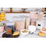 Airtight Food Storage Set 8-Piece by Simple Gourmet. Perfect for Flour or Sugar Storage. Includes Cereal Containers, Labels, and Pen.…