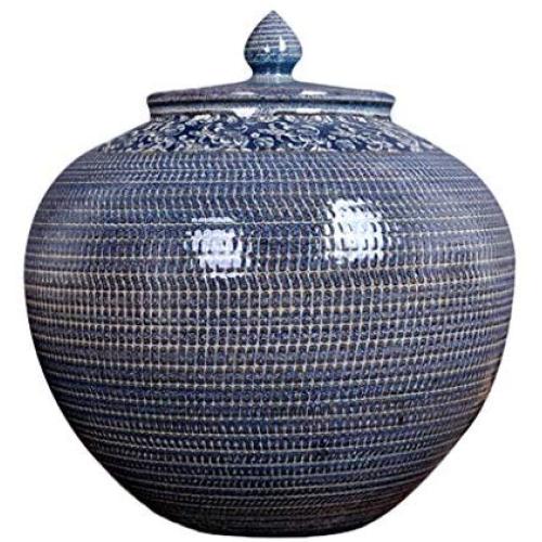 Keramik-Töpfe, Geschirrbehälter mit Deckeln, große, luftdichte Lebensmittelbehälter für Küchen- und Vorratskammerorganisation, ideal für Mehl, Reis, Süßigkeiten, etc. (Größe: Style2)