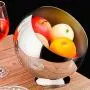 Oblique Mouth Bowl Stainless Steel Hot Pot Buffet Seasoning Bowl Spherical Helical Spice Jar Fruit Salad Sauce Sugar Storage(Large) Oblique Mouth Bowl Stainless Steel Hot Pot Buffet Seasoning Bowl Spherical Helical Spice Jar Fruit Salad Sauce Sugar Storage(Large)