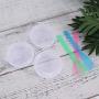 SUPVOX 15 Pcs Floam Beads Containers Leakproof Clear Plastic Storage Box with 3pcs Mixing Spoons for Beads Foam Ball DIY Making Supplies 50ml (Random Color)
