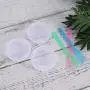 Artibetter Slime Storage Containers,18 Pack - Clear Slime Storage Jars with Lids and Mixing Spoons for Slime & Foam Ball (Random Color)
