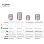 Klean Kanteen Single Wall Stainless Steel Food Canister Container with Leak Proof Stainless Steel Interior Lid