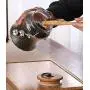 KUKI 3D Tin Flower Glass Hammer Pattern Tea Seal Canister Jar with Lid Storage/Tea Containers/Tea Pot/Tea Candy/Coffee Bean Storage/Business Wedding Gifts