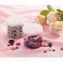 Slime Jars With Lids - Plastic Storage Jars - 8-Pack Slime Jars with Screw-on Lids, Refillable Round Containers Organizer for Craft Item, Small Part, Cosmetic, Body Scrub, Accessory, Food, 12 OZ
