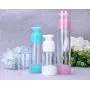 ​3PCS BPA Free Green ​Airless Pump Vacuum Bottles Atomizers ​Packaging ​​ Container Jar Pot For Makeup Liquid Emulsion ​Lotion​ Essential Oil​ Cosmetic Essence​(50ml / 1.7oz)