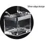TOAO 4 Piece Separable Acrylic Spice Rack Jars & Rack, Spice Container,Seasoning Box Spice Pots with Spoons-Storage Container Condiment Jars--New Update Independent Cover and Non-slip Rubber TOAO 4 Piece Separable Acrylic Spice Rack Jars & Rack, Spice Container,Seasoning Box Spice Pots with Spoons-Storage Container Condiment Jars--New Update Independent Cover and Non-slip Rubber