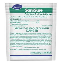 Sani-Sure Soft Serve Sanitizer & Cleaner (1-Ounce, Case of 100), Model Number: DVO 90234