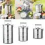 Stackable Layer Stainless Food Storage Container Insulated Thermal - 2 Tier Stackable Layer Stainless Food Storage Container Insulated Thermal - 2 Tier