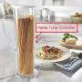 m?kvfa Pasta Tube Container,Pasta Express Cup Spaghetti Maker Pasta Cooks Tube Container Fast Easy Cook Cup Food Storage Plastic