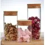 Hisght 2 Pcs 300ML 10OZ Glass Food Storage Jar Bottles Cans Case Holder Food Storage Container Canister Sealed Tank with Seal Cork Lid for Tea Spice Coffee and More(Clear) Hisght 2 Pcs 300ML 10OZ Glass Food Storage Jar Bottles Cans Case Holder Food Storage Container Canister Sealed Tank with Seal Cork Lid for Tea Spice Coffee and More(Clear)