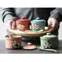 Japanese Retro Flower Pattern Sugar Bowl Sugar Dispenser Salt Pepper Storage Jar Pot Container Seasoning Pot Holder with Lid and Spoon for Home Kitchen,5.4 Oz, Green Japanese Retro Flower Pattern Sugar Bowl Sugar Dispenser Salt Pepper Storage Jar Pot Container Seasoning Pot Holder with Lid and Spoon for Home Kitchen,5.4 Oz, Green