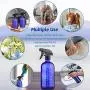 16oz Cobalt Blue Glass Spray Bottles with Measurements - Empty Reusable Refillable Container with Funnel and Labels for Mixing Essential Oils, Homemade Cleaning Products(2 Pack) 16oz Cobalt Blue Glass Spray Bottles with Measurements - Empty Reusable Refillable Container with Funnel and Labels for Mixing Essential Oils, Homemade Cleaning Products(2 Pack)