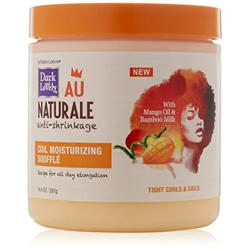 Curly Hair Products by SoftSheen-Carson Dark and Lovely Au Naturale Coil Moisturizing Souffle, Mango Oil and Bamboo Milk, Defines and Softens Tight Curls and Coils, Paraben Free, 14.4 oz Curly Hair Products by SoftSheen-Carson Dark and Lovely Au Naturale Coil Moisturizing Souffle, Mango Oil and Bamboo Milk, Defines and Softens Tight Curls and Coils, Paraben Free, 14.4 oz