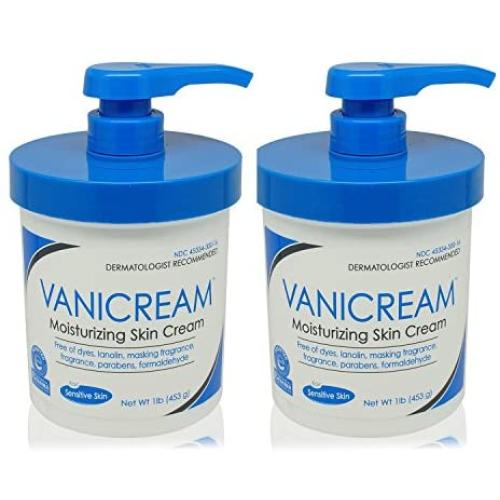 Vanicream Skin Cream With Pump Dispenser 16 oz (Pack of 2)