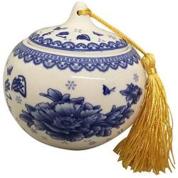 THY HOME Exquisite Oriental Ceramic Tea / Coffee Storage Jar Crock Canister