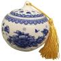 THY HOME Exquisite Oriental Ceramic Tea / Coffee Storage Jar Crock Canister