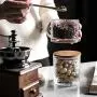 YL LY Home Hammer Glass Sealed Cans Storage Tank Tea Flower Tea Pot 200Ml