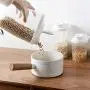 Kitchen Stackable Plastic Cereal Dispenser Kitchen Food Grain Container Grain Cereal Storage Tank Snacks Dry Goods Storage Jar,A Kitchen Stackable Plastic Cereal Dispenser Kitchen Food Grain Container Grain Cereal Storage Tank Snacks Dry Goods Storage Jar,A