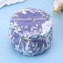 1Pc Retro Round Tin Box Tea Candy Jewelry Coin Storage Container Case Candle Holder Wedding Favor Gifts Randomly Delivery，As Picture