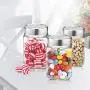 Ensemble de 3 contenants de stockage Cube Jar 310ml – Nocolortrans Ensemble de 3 contenants de stockage Cube Jar 310ml – Nocolortrans