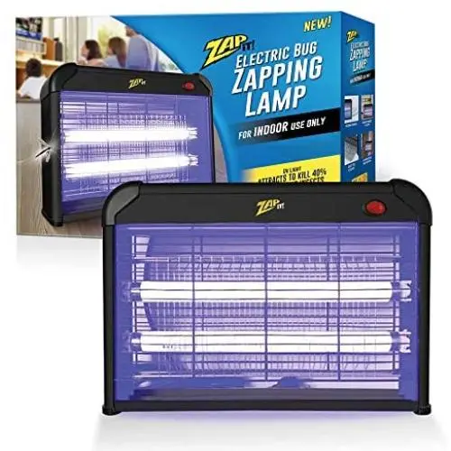 Zap It Electric Indoor Bug Zapper (2,800 Volt) Plug-in 360 Degree Mosquito, Bug, and Insect Killer, Non-Toxic Attractant UV Light and Electric Shock Zap It Electric Indoor Bug Zapper (2,800 Volt) Plug-in 360 Degree Mosquito, Bug, and Insect Killer, Non-Toxic Attractant UV Light and Electric Shock