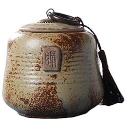 Goddness Bar Japanese-Style Storage Pots Tea Coffee Canisters Ceramic Jars(Style 16)