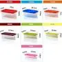 Boîtes de rangement rectangulaires Uirend – 7 pièces, bacs en plastique arc-en-ciel, idéal pour congélateur et préparation de repas. Boîtes de rangement rectangulaires Uirend – 7 pièces, bacs en plastique arc-en-ciel, idéal pour congélateur et préparation de repas.