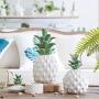 | Storage Bottles & Jars | 1 Piece Storage Jars Suger Bowl Pineapple Storage Bottle With Cover Ceramic Jar Household Container Figurines | by HUDITOOLS | 1 PCs
