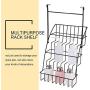 3-Tier Cabinet Spice Rack,Pull Down Elevated Jars Bottles Medicine Organizer Coated Iron Wire Kitchen Home Storage Shelf