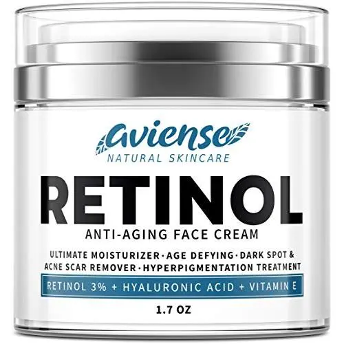 Anti-Aging Retinol Cream for Face with Hyaluronic Acid 3% - Wrinkle Cream for Face - Made in USA - Facial Moisturizer & Dark Spot Remover for Face - Retinol & Collagen Cream for Fine Lines Anti-Aging Retinol Cream for Face with Hyaluronic Acid 3% - Wrinkle Cream for Face - Made in USA - Facial Moisturizer & Dark Spot Remover for Face - Retinol & Collagen Cream for Fine Lines