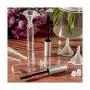 5er Pack 10ml Mascara Flasche mit Eyelash-Bürste und Augenbrauenflasche, Gummistopfen, leere Behälter mit Deckel-Funneln und Transfer-Pipetten Set für Castoröl, DIY Mascara Behälter (Silber)