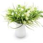 FLOW White Ceramic Canisters with Black Silicone Lids (Large)