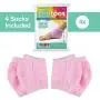 ZenToes Moisturizing Heel Socks 2 Pairs Gel Lined Toeless Spa Socks to Heal and Treat Dry, Cracked Heels While You Sleep (Regular, Fuzzy Pink) ZenToes Moisturizing Heel Socks 2 Pairs Gel Lined Toeless Spa Socks to Heal and Treat Dry, Cracked Heels While You Sleep (Regular, Fuzzy Pink)