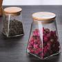 UPKOCH Glass Canister with Lid Food Storage Jars Borosilicate Glass Jar Can Sealing Bottle Coffee Bean Loose Tea Salt Sugar Organizer 1pc 950ML