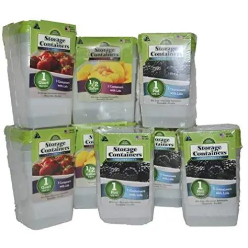 Arrow Home Produkte 04366 33-teiliges Gefrierbehälter Set