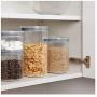 TATAY Kitchen Jar, Transparent Grey, 1.5 Litre