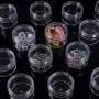 BENECREAT 12 Pack 2.2''x1.33'' (50ml) Empty Clear Plastic Bead Storage Container jar with Rounded Screw-Top Lids for Beads, Nail Art, Glitter, Make Up, Cosmetics and Travel Cream BENECREAT 12 Pack 2.2''x1.33'' (50ml) Empty Clear Plastic Bead Storage Container jar with Rounded Screw-Top Lids for Beads, Nail Art, Glitter, Make Up, Cosmetics and Travel Cream