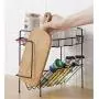 Étagère Multifonction 2 Étages, Noir – Organisateur de Cuisine, Salle de Bain, pour Épices, Bouteilles et Pots. Étagère Multifonction 2 Étages, Noir – Organisateur de Cuisine, Salle de Bain, pour Épices, Bouteilles et Pots.