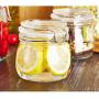 QIANZICAI Tea Cans, Multi-Purpose Glass Jars, Storage, Sealed Cans, Storage Bottles, 10 Sets Each