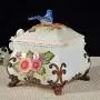 Cereal Containers Ceramic Canister, Rice Cylinder Flour Jar, Kitchen Decoration Crafts Containers Cereal Containers Ceramic Canister, Rice Cylinder Flour Jar, Kitchen Decoration Crafts Containers
