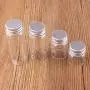 | Storage Bottles & Jars | Wholesale 7ml 12ml 20ml 25ml Transparent Glass Spice Bottles Jars Vials Terrarium with Silver Screw Cap Lid Wedding Crafts 50pcs | by HUDITOOLS | 1 PCs