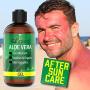 Aloe Vera Gel - Organic Aloe Vera Gel Cold Pressed - Organic Aloe for Healthy Skin, Hair & After Sun Relief - Made from Aloe Vera Juice Straight from the Plant [8oz Size]