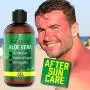 Aloe Vera Gel - Organic Aloe Vera Gel Cold Pressed - Organic Aloe for Healthy Skin, Hair & After Sun Relief - Made from Aloe Vera Juice Straight from the Plant [8oz Size]