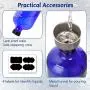 16oz Cobalt Blue Glass Spray Bottles with Measurements - Empty Reusable Refillable Container with Funnel and Labels for Mixing Essential Oils, Homemade Cleaning Products(2 Pack) 16oz Cobalt Blue Glass Spray Bottles with Measurements - Empty Reusable Refillable Container with Funnel and Labels for Mixing Essential Oils, Homemade Cleaning Products(2 Pack)